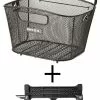 Basil Bold-M Quer Engmaschig Schwarz Mit I-Rack-1 Adapter