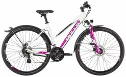 Bulls Cross Bike Street 2021 -Pédale Vif Verkäufe Bulls Crossbike Street Disc 2021 Damen Trapez metallic off white weiss pink purple 501 68244 68348 68354