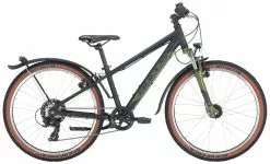 Bulls Tokee Street-24 2023 7-Gang Kettenschaltung -Pédale Vif Verkäufe Bulls Tokee Street 24 Zoll 7 Gang Kettenschaltung Jungen Boy black matt green navy schwarz gruen 504 81232