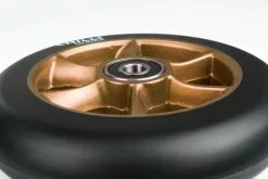 Chilli Pro Scooter Ersatzrolle Wheel Turbo 110mm Black PU / Gold Core -Pédale Vif Verkäufe C 1034 GOb
