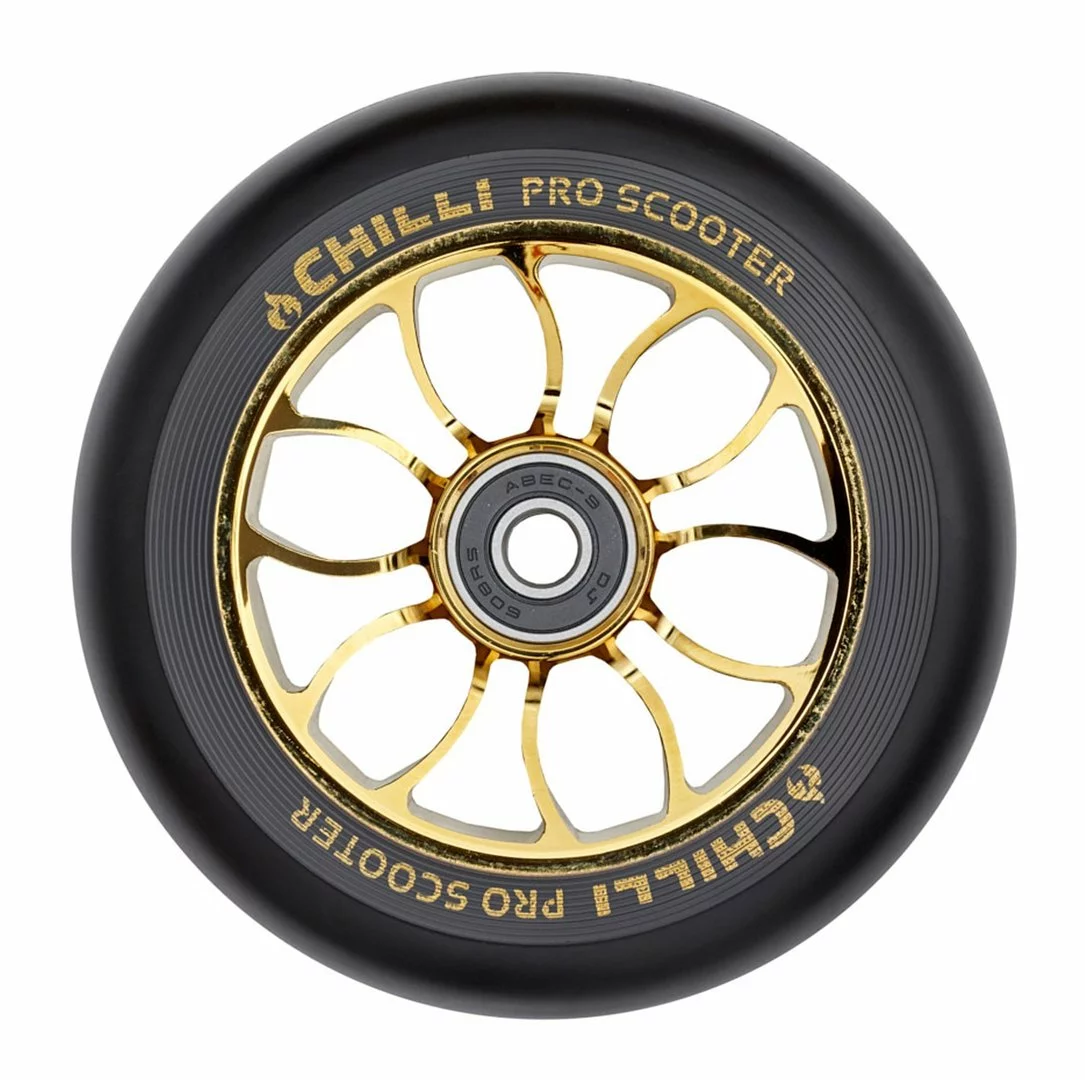 Chilli Pro Scooter Ersatzrolle Wheel Reaper 110mm Black PU / Crown Core