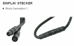 Brose Displaykabel-Adapter Bloks Gen.1 Auf Higo (2018er Display An 2016/2017er Rad) Ausverkauft ! -Pédale Vif Verkäufe Display Stecker Bloks Generation 1 1