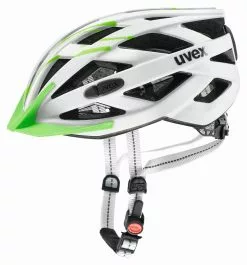 Uvex City-I-VO 52-57cm / 56-60cm -Pédale Vif Verkäufe Helm Uvex City I VO white green matt 52 57cm 4043197283470 S4104190915