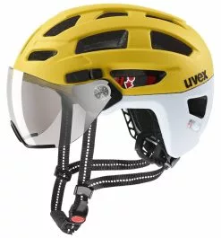 Uvex Finale-Visor 52-57cm / 56-61cm 15 Uvex Finale-Visor 52-57cm / 56-61cm -Pédale Vif Verkäufe Helm Uvex Finale Visor Vario sunbee cloud matt 52 57cm S4107531115 4043197359243