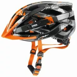 Uvex I-VO-C 52-57cm / 56-60cm -Pédale Vif Verkäufe Helm Uvex I VO 3D dark silver orange 52 57cm S4104170315 4043197255200