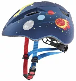 Uvex Kid-2-CC 46-52cm -Pédale Vif Verkäufe Helm Uvex Kid 2 CC dark blue rocket mat S4149820315 4043197323459