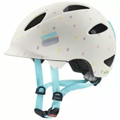Uvex Oyo-Style 45-50cm / 50-54cm -Pédale Vif Verkäufe Helm Uvex Kinder Oyo Style egg dots matt weiss 45 50cm S4100470115 4043197339252