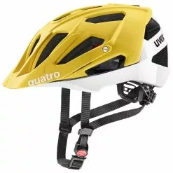 Uvex Quatro-CC 52-57cm / 56-61cm -Pédale Vif Verkäufe Helm Uvex Quatro CC 2022 sunbee white matt 56 61cm S4100260517 4043197359175