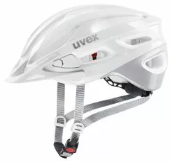 Uvex True 52-55cm / 55-58cm -Pédale Vif Verkäufe Helm Uvex True white silver 52 55cm S4100530615 4043197346502