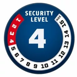 ABUS Steel-O-Chain 4804K/75 Black Mit Schlüssel -Pédale Vif Verkäufe Level4 1