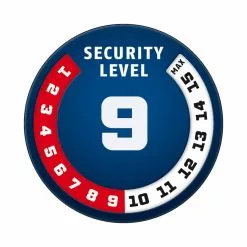 ABUS Bordo Combo 6100/90 New Black Mit SH-Halter -Pédale Vif Verkäufe Level9