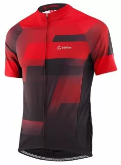 Loeffler Löffler Herren Bike-Jersey Stratos Fullzip 25602 -Pédale Vif Verkäufe Loeffler Herren Mens Bike Jersey FZ Fullzip Stratos Mid red 25602 551
