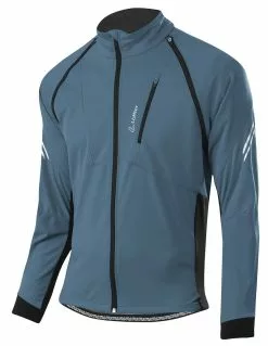Loeffler Löffler San Remo-2 Windstopper Softshell Light Zip-Off 24573 -Pédale Vif Verkäufe Loeffler Herren BIKE ZIP OFF JACKET SAN REMO 2 Windstopper light dark petrol 24573 984 2022 2023
