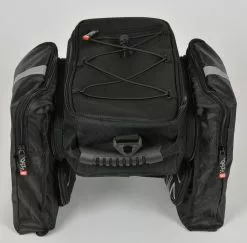 Northwind I-Rack-1 Gepäckträgertasche "Smartbag Classic" Mit Ausklappbaren Seitentaschen -Pédale Vif Verkäufe Northwind Fuxon Gepaecktraeger Tasche I Rack Smartbag Classic 080 40946 ausgeklappt