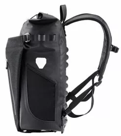 ORTLIEB Vario-PS-High-Vis QL2.1 Tasche Mit Rucksackfunktion Black-reflex -Pédale Vif Verkäufe Ortlieb Vario PS High Vis QL2.1 F7716 black schwarz 4013051055673 side opened