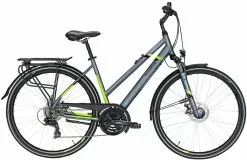 Pegasus Corona-Disc 2020 21-Gang -Pédale Vif Verkäufe Pegasus Corona Disc 2020 21 Gang Damen Trapez grau grey matt metallic lime 526 61345 61350 61353