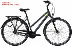 Pegasus Piazza 2020/2021 21-Gang -Pédale Vif Verkäufe Pegasus Piazza 2020 21 Gang Damen Trapez grau matt lime 526 00945 00950 00953