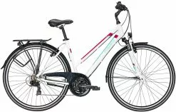 Pegasus Piazza 2020/2021 21-Gang -Pédale Vif Verkäufe Pegasus Piazza 2020 21 Gang Damen Trapez weiss rot gruen 526 00645 00650 00653