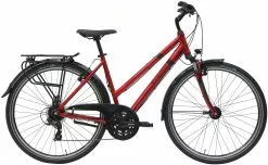 Pegasus Solero SL 2020/2021 24-Gang -Pédale Vif Verkäufe Pegasus Solero SL 2020 24 Gang Damen Trapez chrome crimson red 526 20745 20750 20753