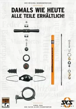 SKS Aero Rennkompressor Orange E.V.A. 9 SKS Aero Rennkompressor Orange E.V.A. -Pédale Vif Verkäufe SKS Aero Rennkompressor EVA 10062 050 22140 4002556237257b