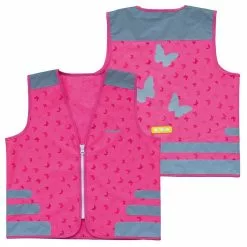 WOWOW Reflexweste "Nutty Jacket" Für Kinder -Pédale Vif Verkäufe Sicherheitsweste Nutty fuer Kinder reflektierend pink
